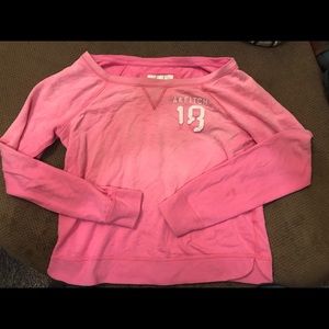 Abercrombie and Fitch pink crew neck
